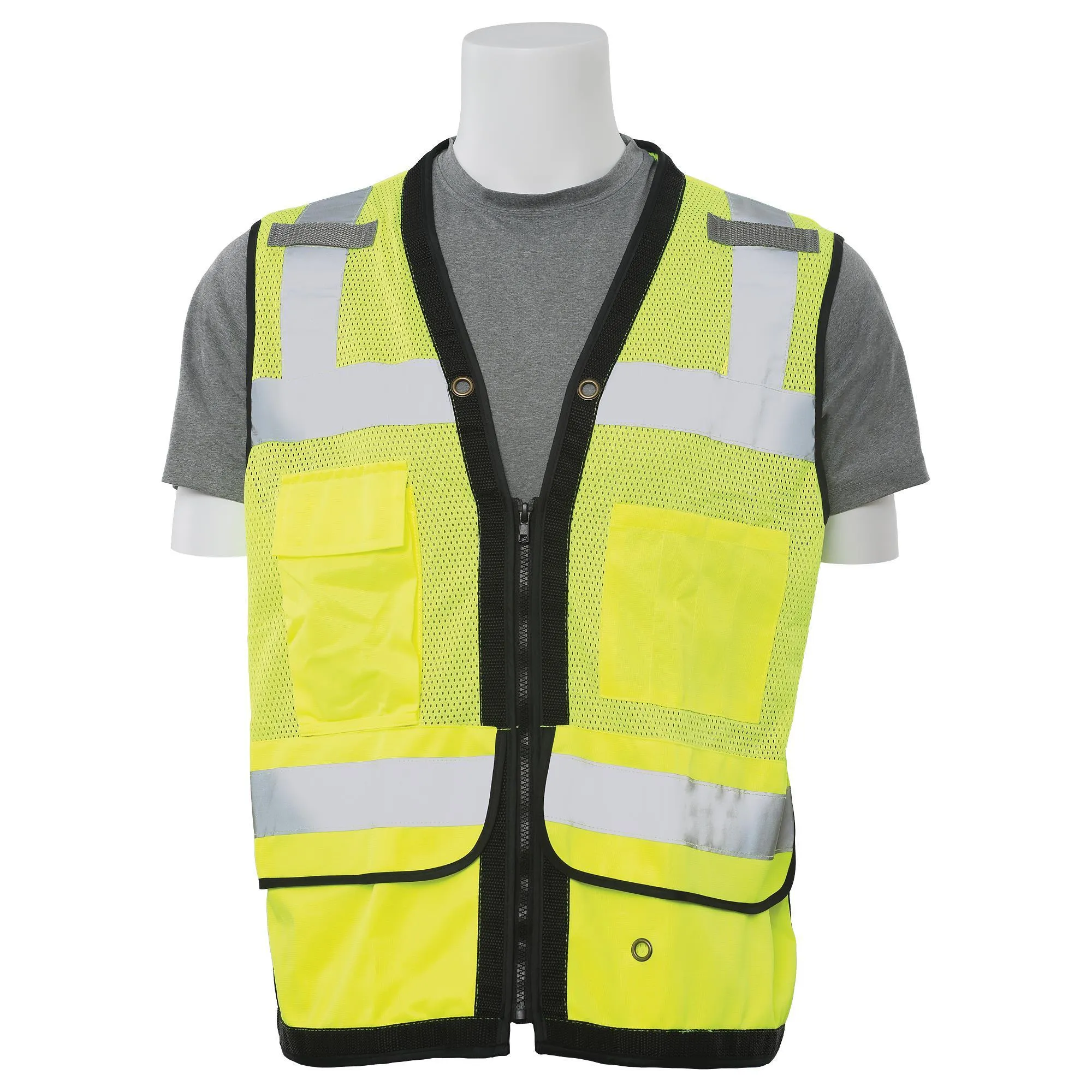 S251 Class 2 Premium Surveyor's Safety Vest with Tablet Pocket