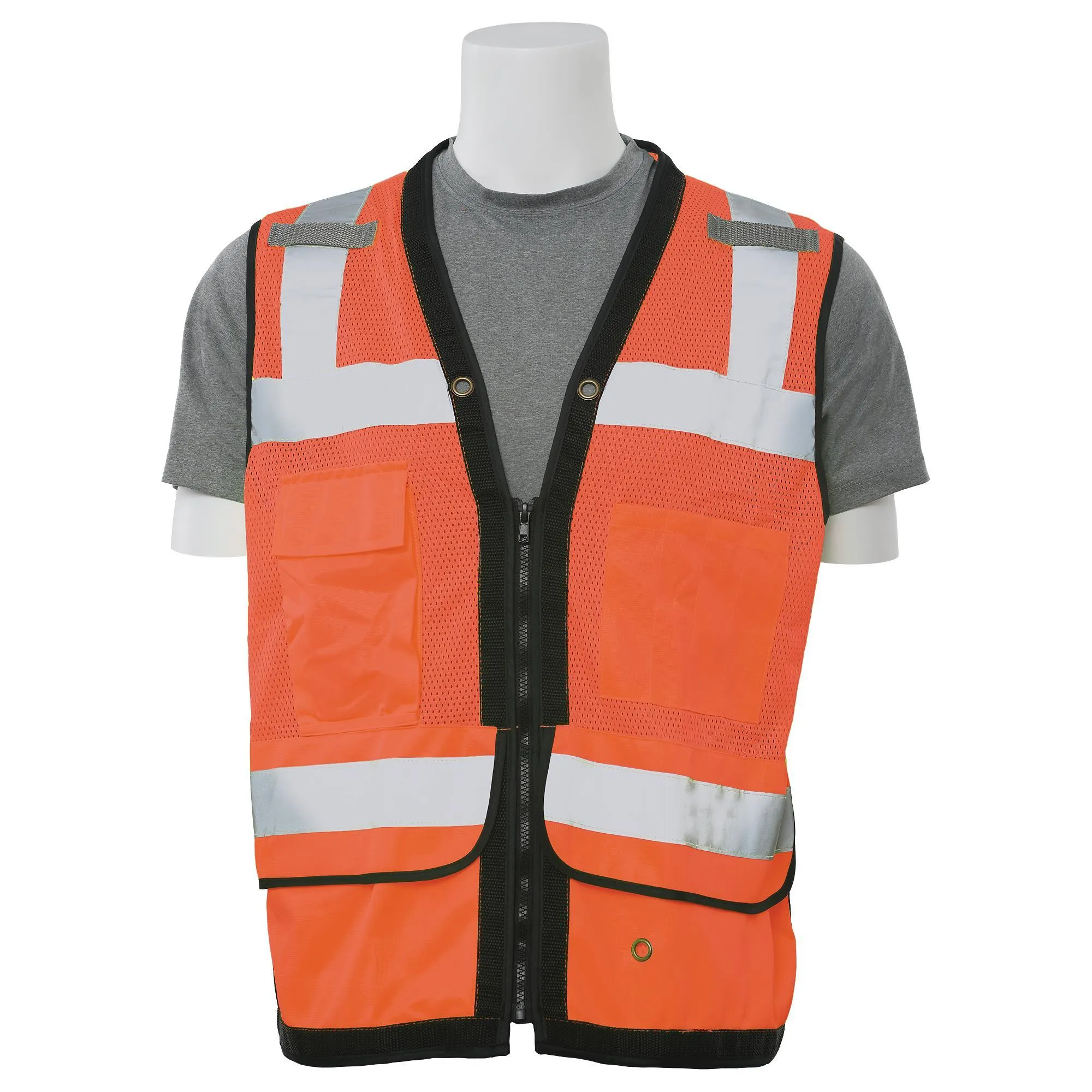 S251 Class 2 Premium Surveyor's Safety Vest with Tablet Pocket