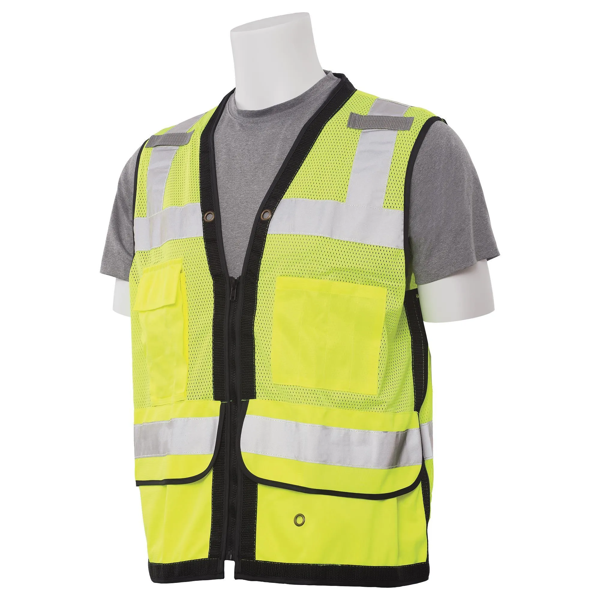 S251 Class 2 Premium Surveyor's Safety Vest with Tablet Pocket