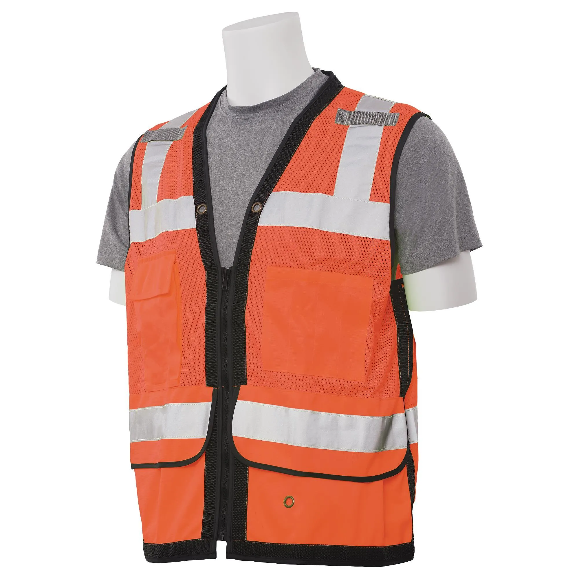 S251 Class 2 Premium Surveyor's Safety Vest with Tablet Pocket