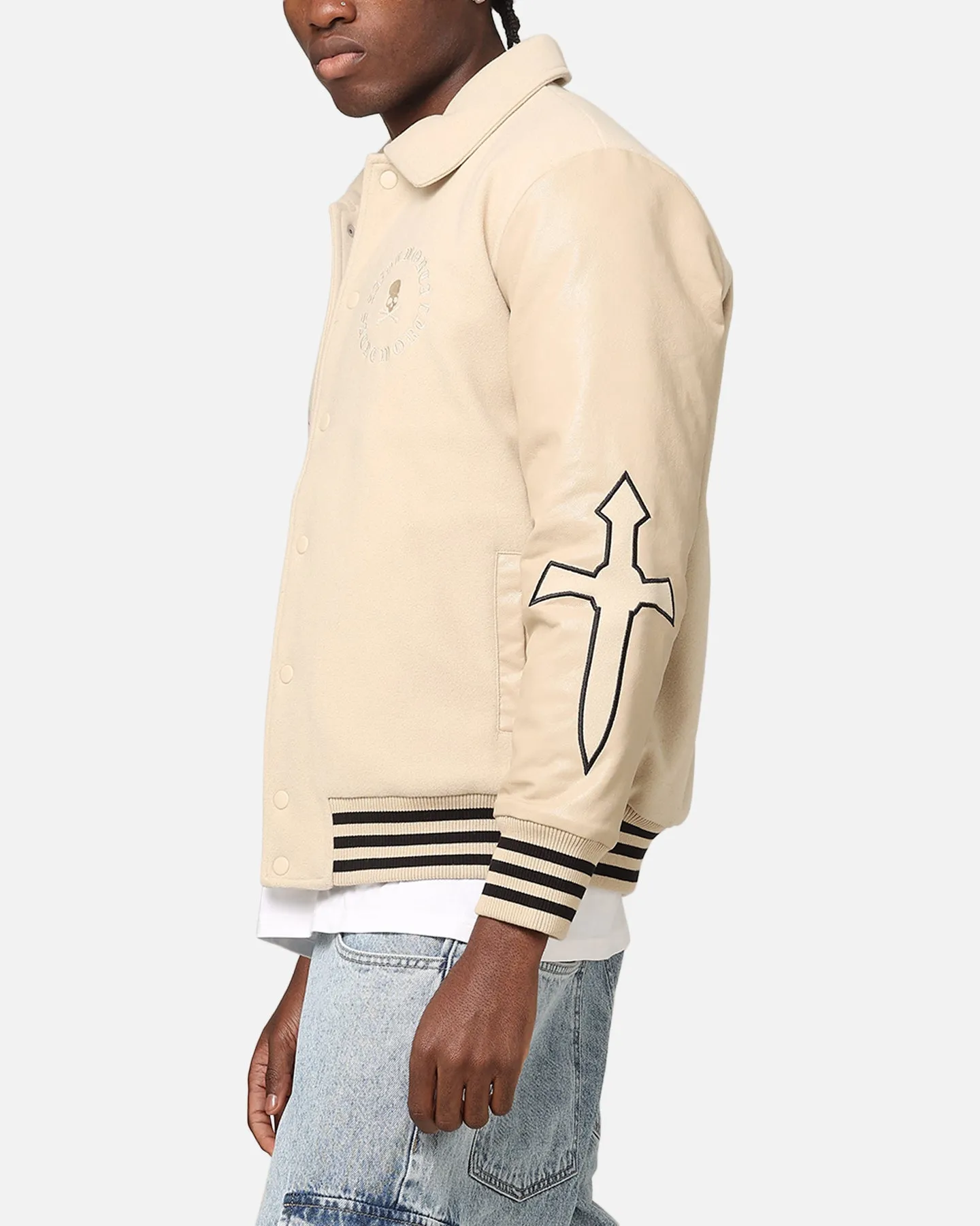 Saint Morta Ceremonies Varsity Jacket Stone