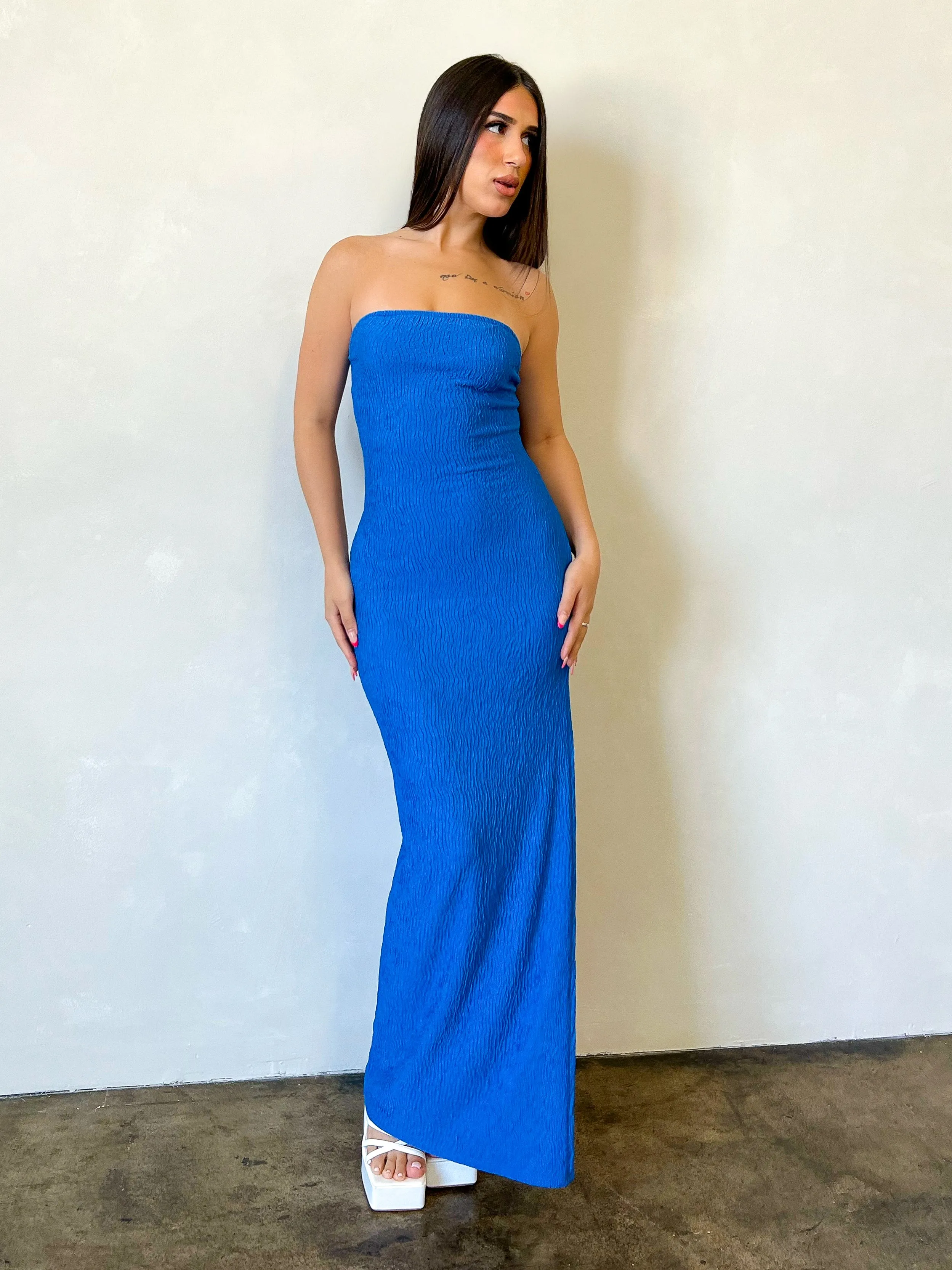 Sammy Maxi Dress (Blue)