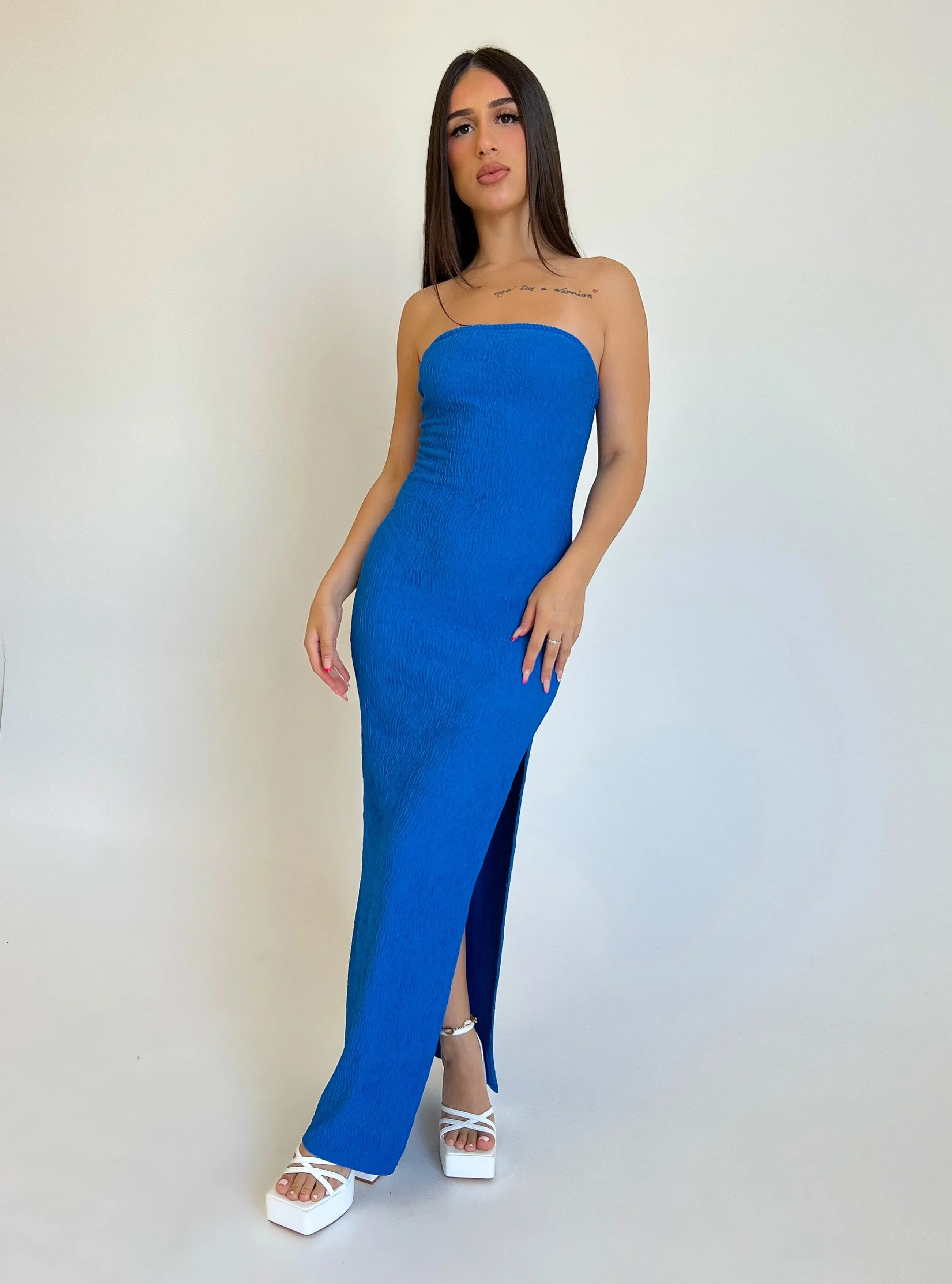 Sammy Maxi Dress (Blue)