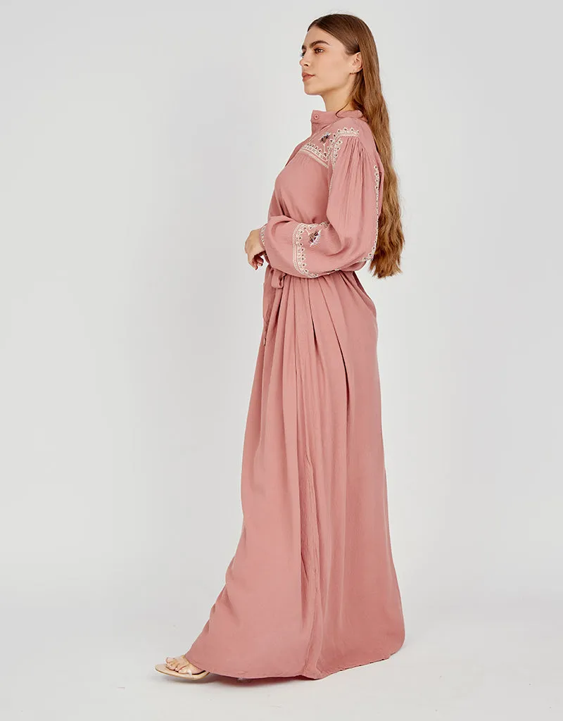 Sarayah Embroidered Maxi Dress