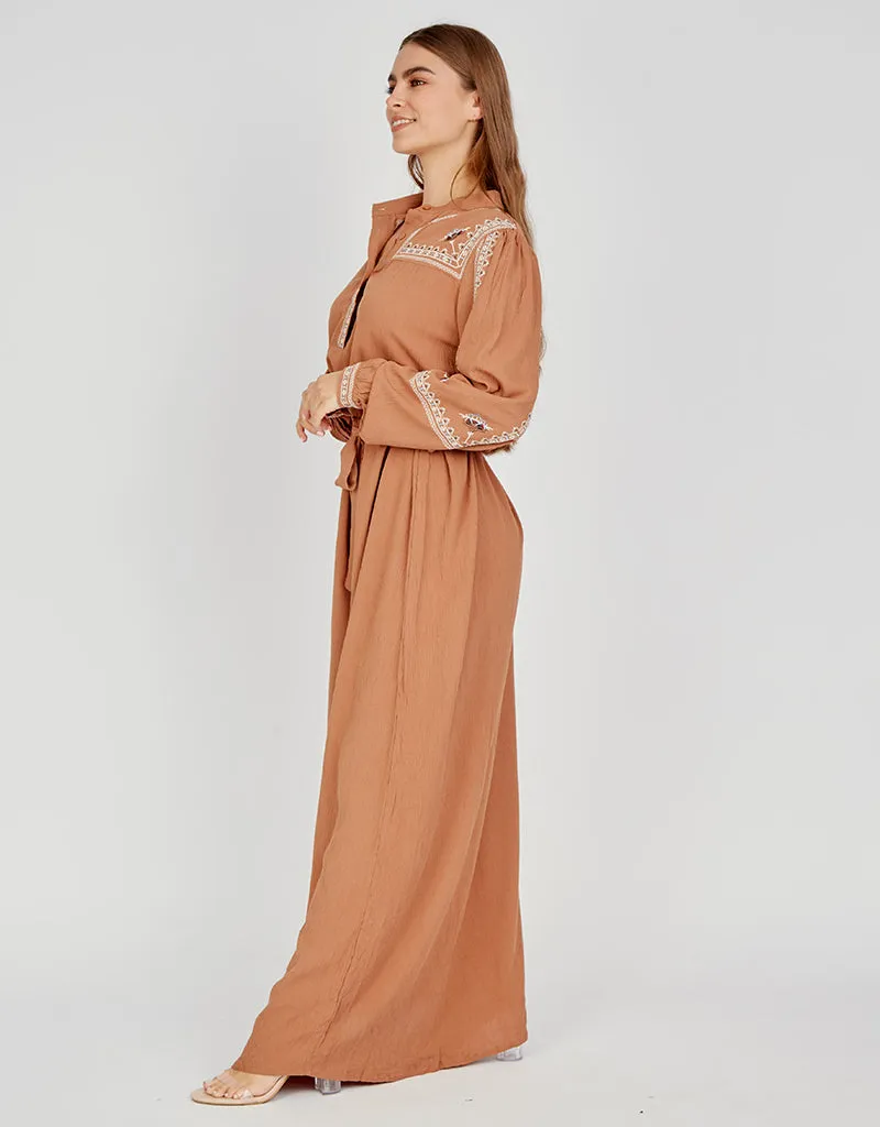 Sarayah Embroidered Maxi Dress