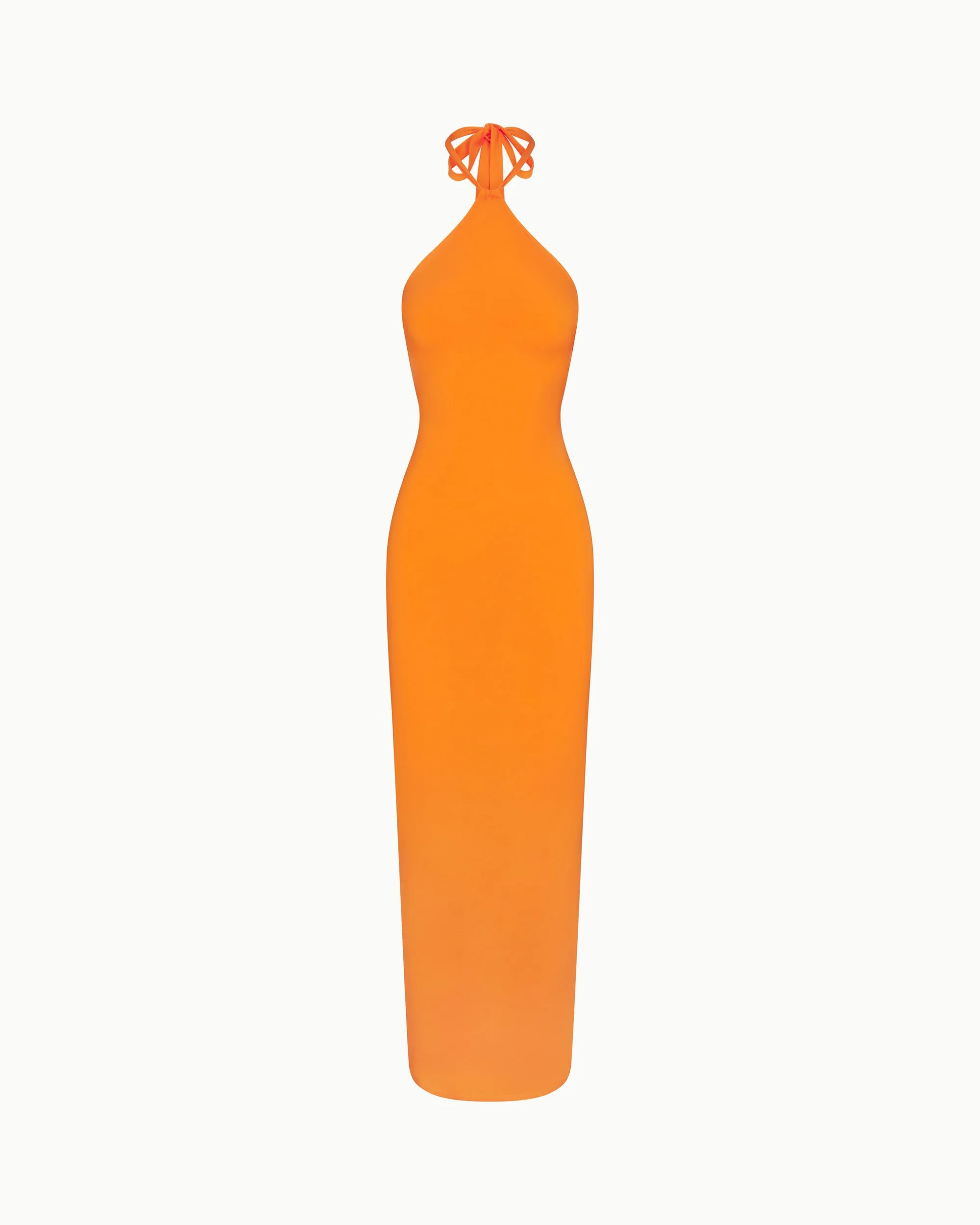 Soft Stretch Halter Maxi Dress | Sunset