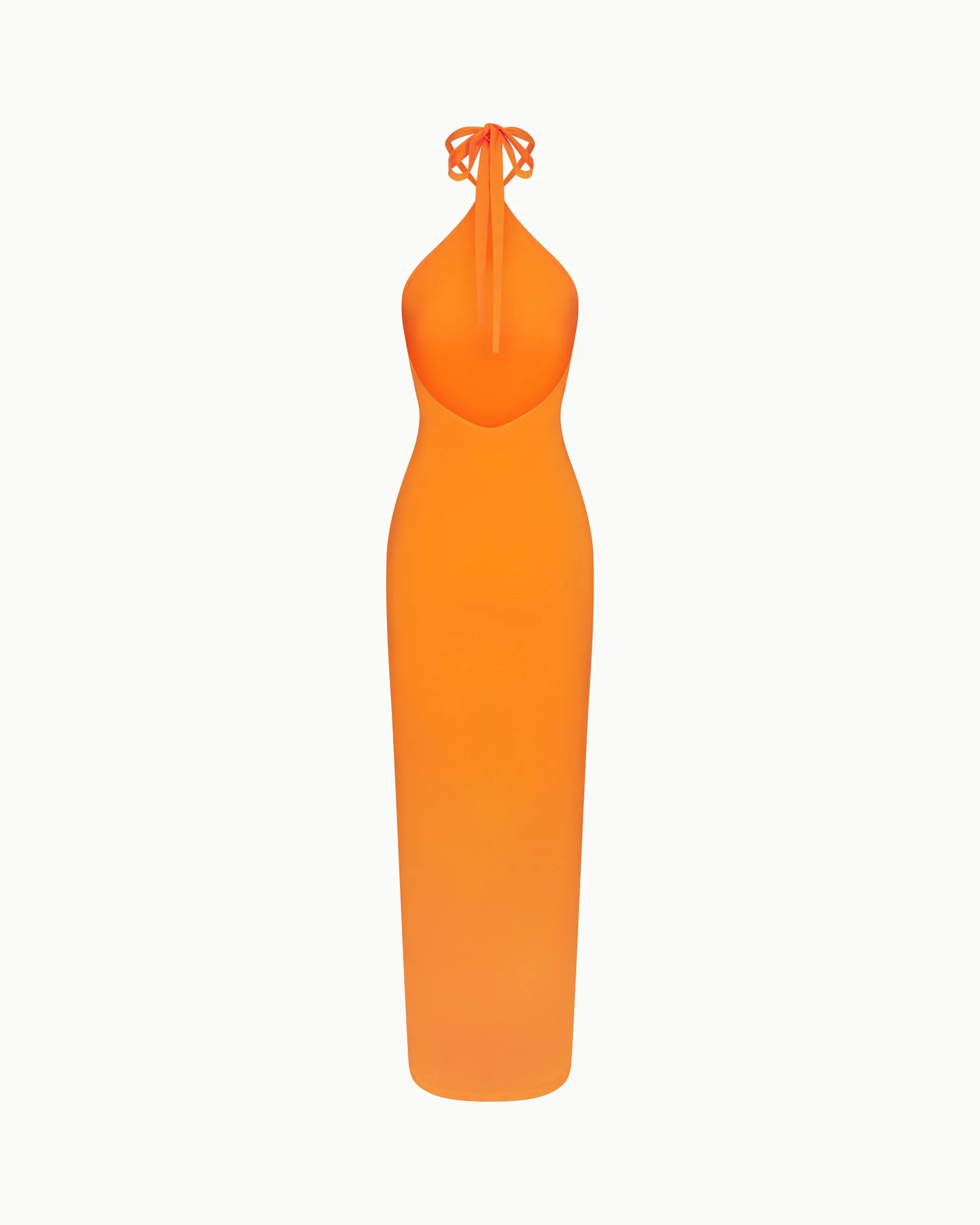 Soft Stretch Halter Maxi Dress | Sunset