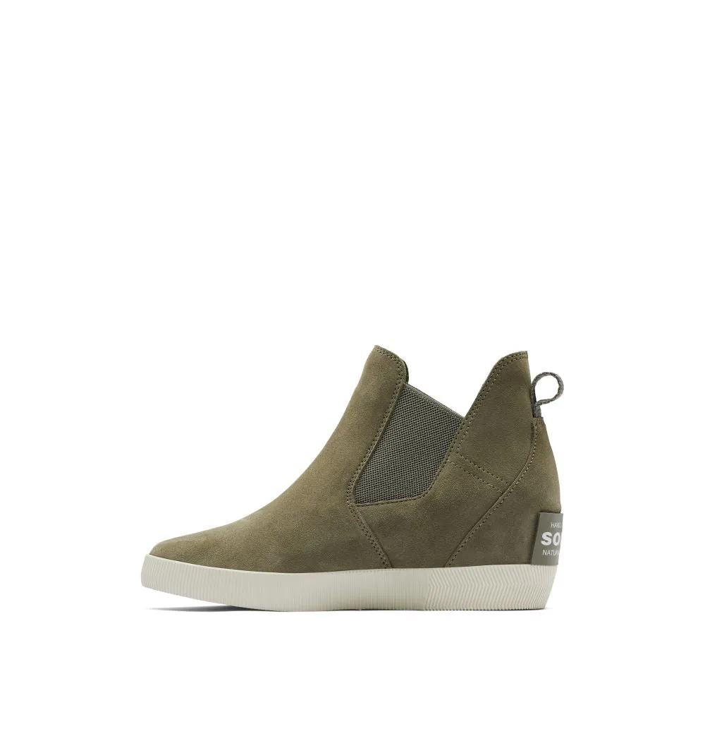 'Sorel' Women's Out 'N About Slip On Wedge Bootie - Stone Green / Laurel Leaf