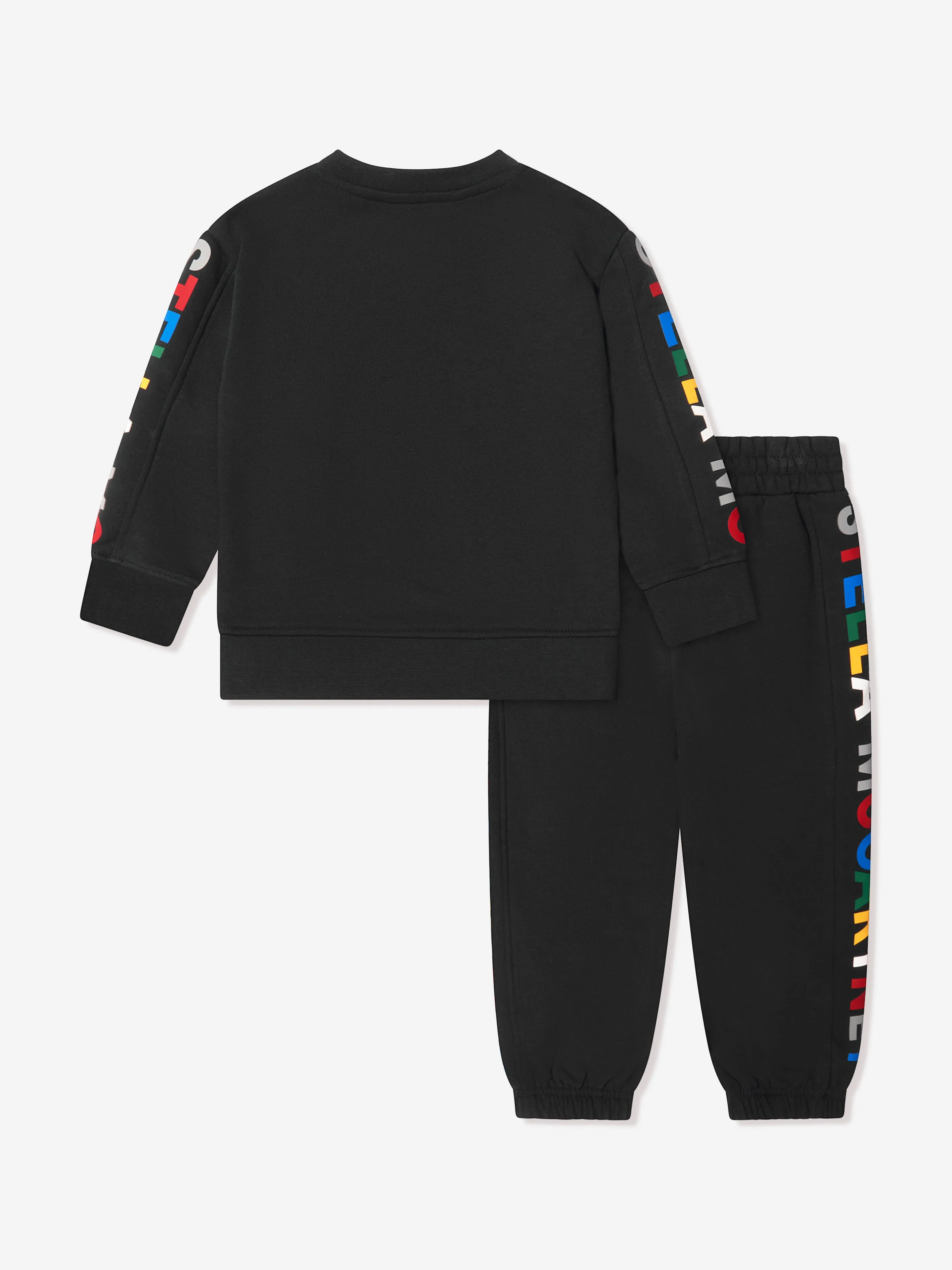 Stella McCartney Kids Logo Tracksuit in Black