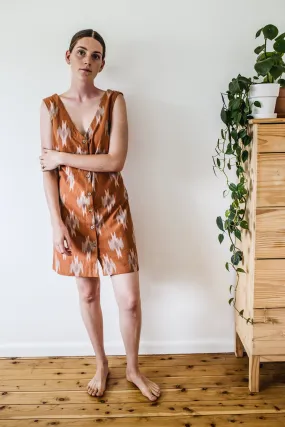 Temple dress - Rose Ikat