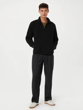 The Axis Polar Fleece Half Zip in Black