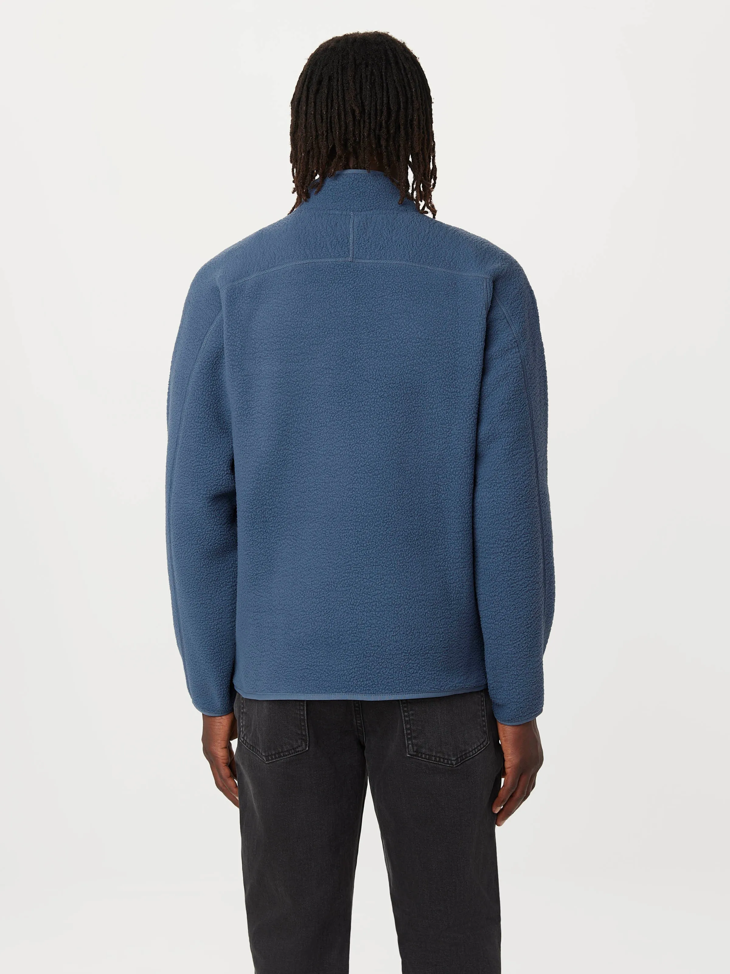 The Axis Polar Fleece Half Zip in Vintage Indigo