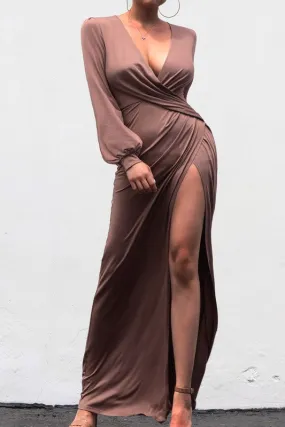 The Isabel dress- mocha