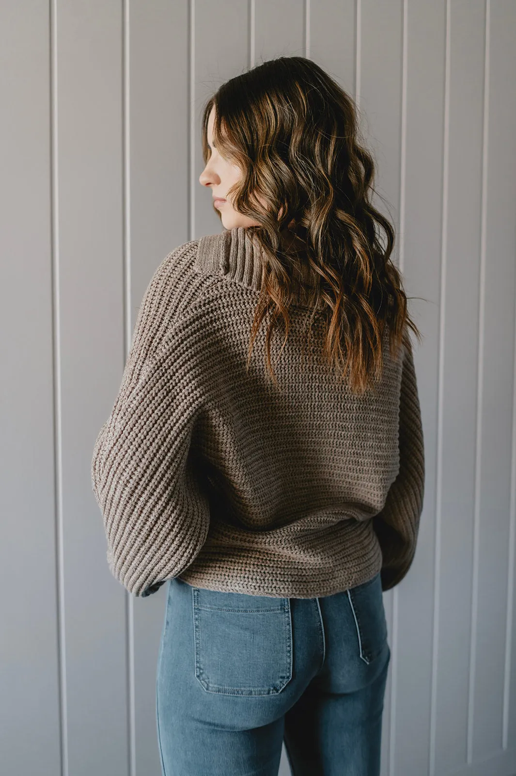 The Sierra Sweater - Taupe