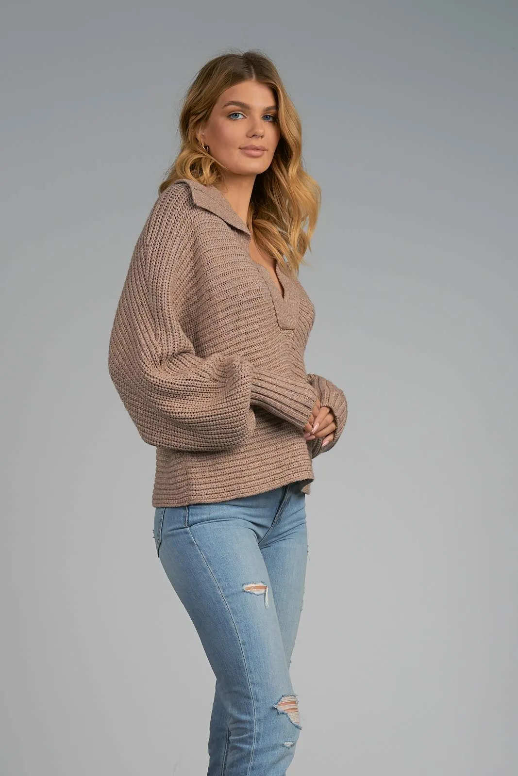 The Sierra Sweater - Taupe