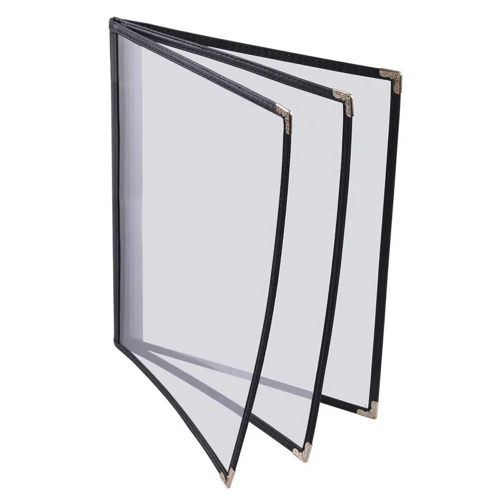 TheLAShop 8-1/2"x11" Menu Covers Plastic Menu Holders 6 View 60ct/pk