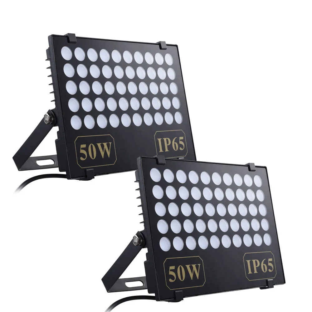 TheLAShop Waterproof LED Purple Light Flood Lights Party 2Pcs 50W IP65