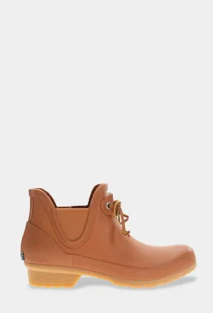 Tie Chelsea Rain Boot - Cognac