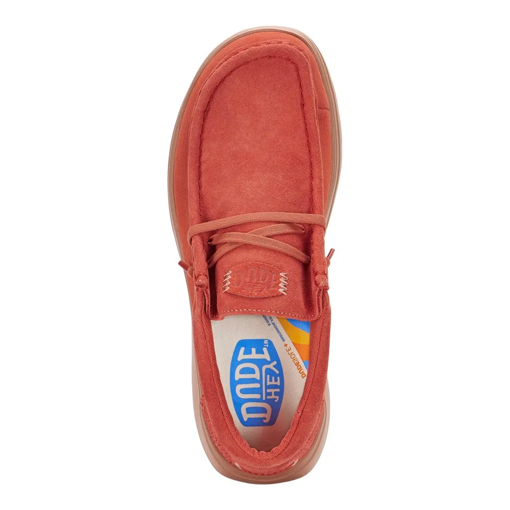 Wally Comf Suede - Red