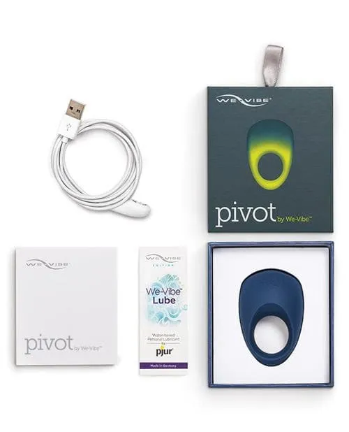 We-vibe Pivot Premium Vibrating Cock Ring - Blue