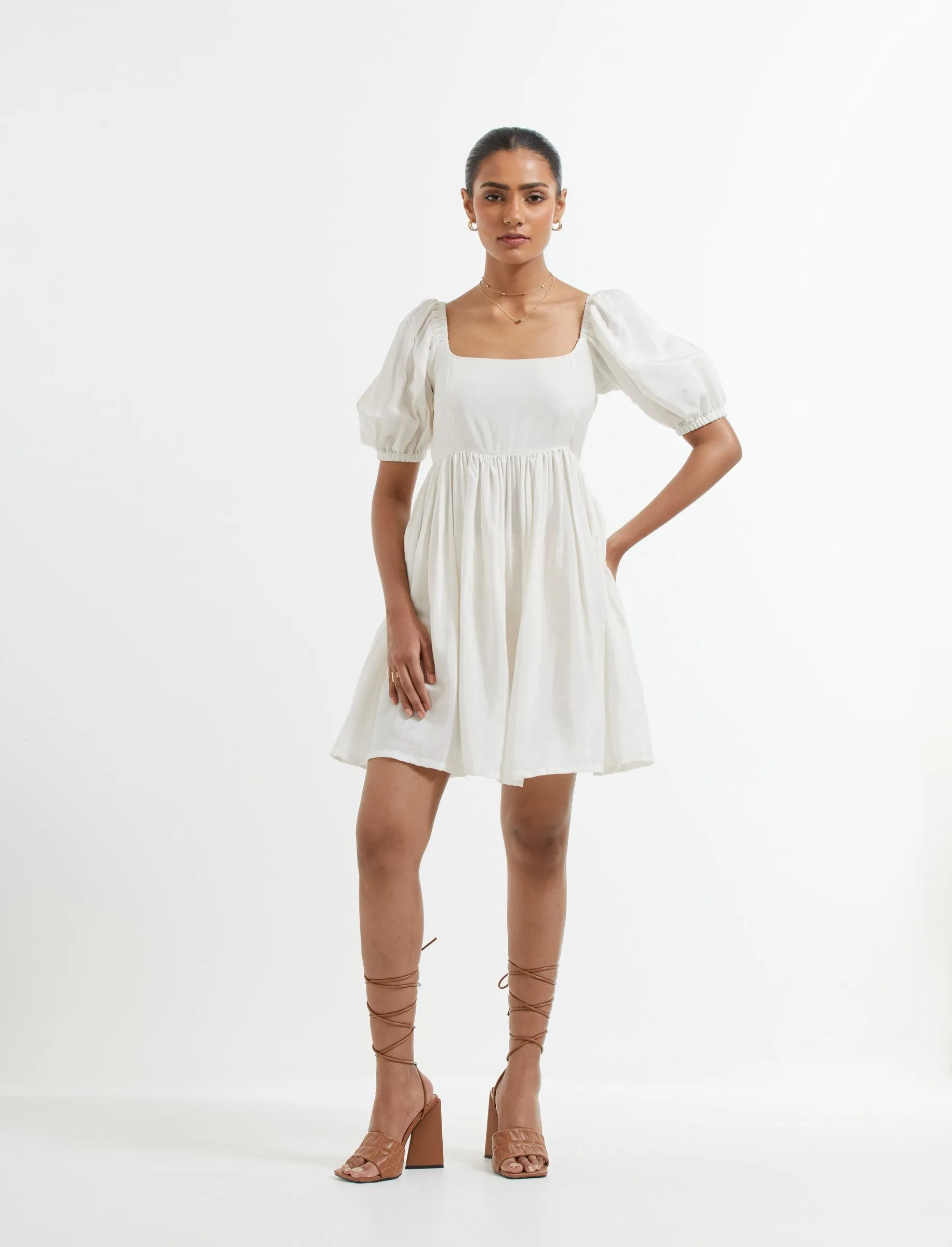 White Moana Dress