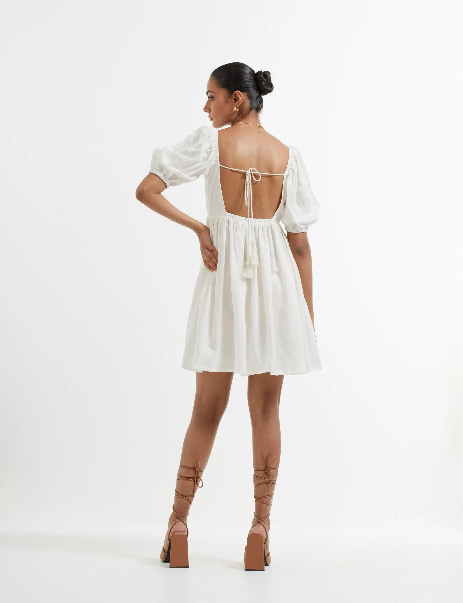 White Moana Dress