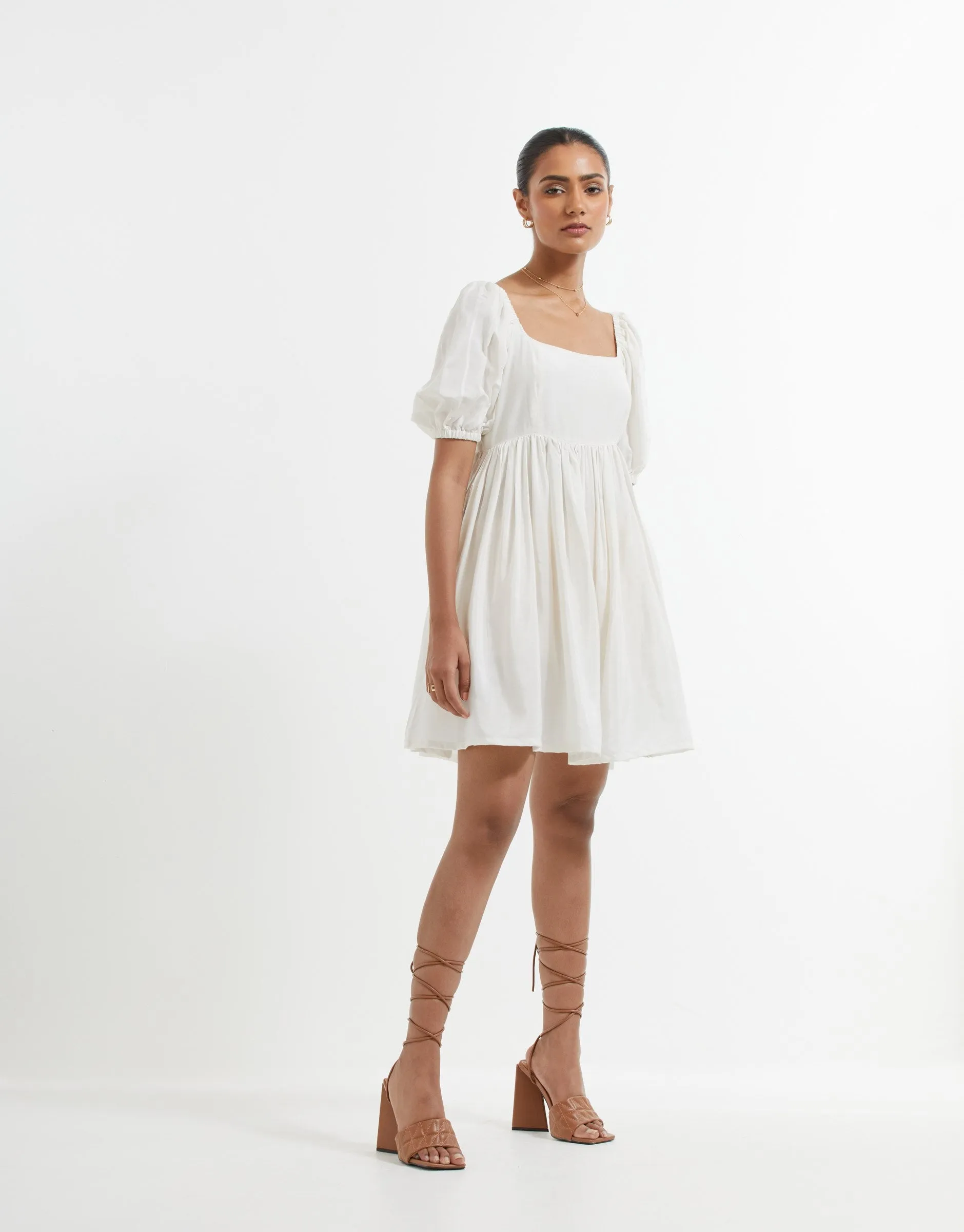 White Moana Dress