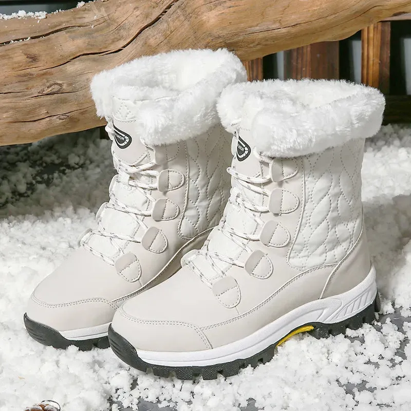 Winter Boots For Women - Botas de Invierno de Mujer Classic Snow Boots Winter Warm Shoes Handmade Platform Boots Ankle