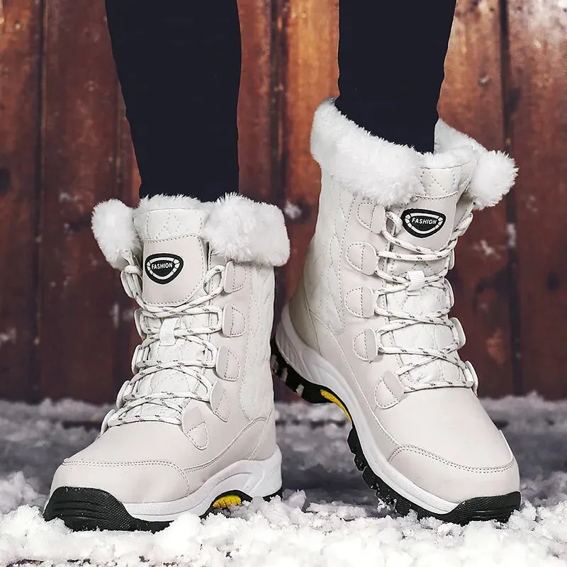 Winter Boots For Women - Botas de Invierno de Mujer Classic Snow Boots Winter Warm Shoes Handmade Platform Boots Ankle