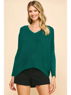 Women's Pinch Pine Green Sweater