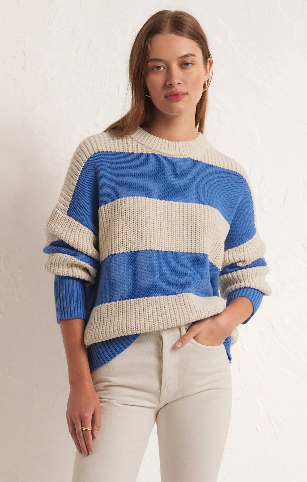 Z SUPPLY FRESCA STRIPE SWEATER